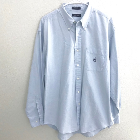 Nautica Other - Vintage Nautica Blue Button Down Oxford Shirt XL